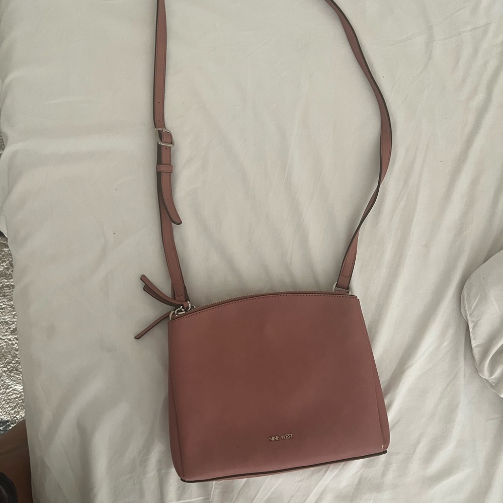 Rose pink Nine West purse